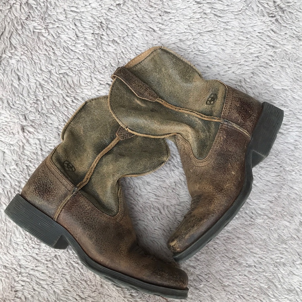 Ariat kids leather boots
